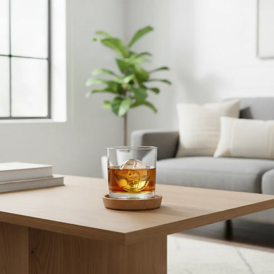 Fluted 10oz Whiskey Glass