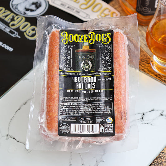 Bourbon Infused Hot Dogs