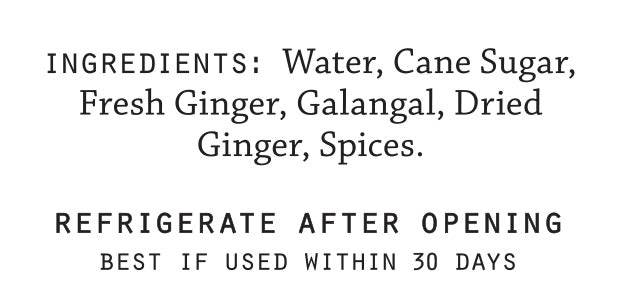 Ginger Syrup