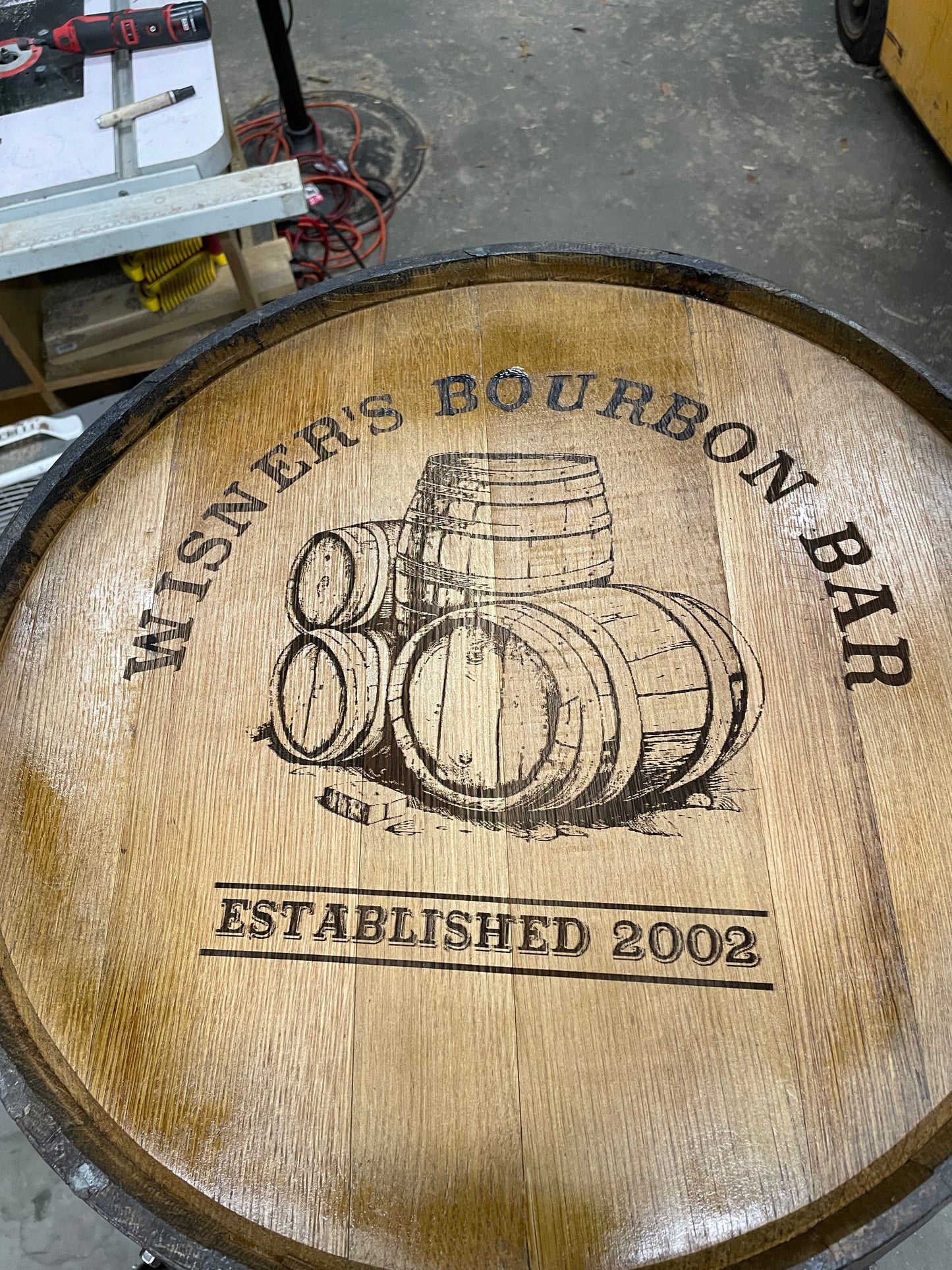 Standard Whiskey Barrel Cabinet
