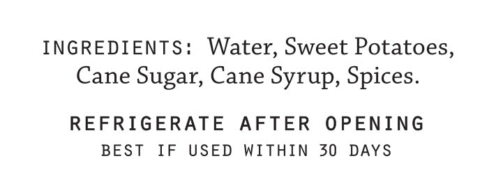 Sweet Potato Syrup