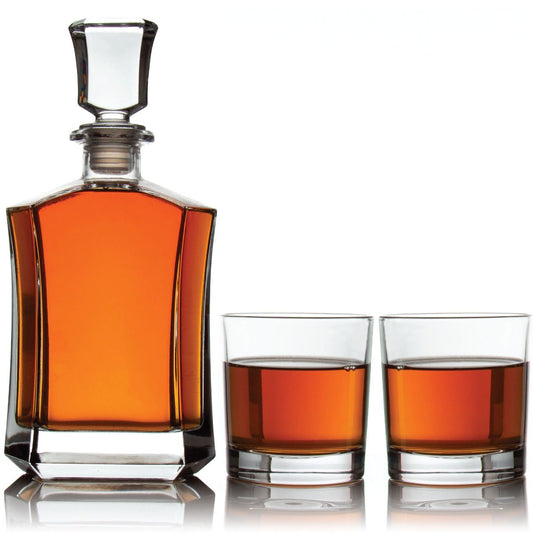 Crown Decanter Set - Add Your Logo Here - Add Your Brand Name - Add Your Design