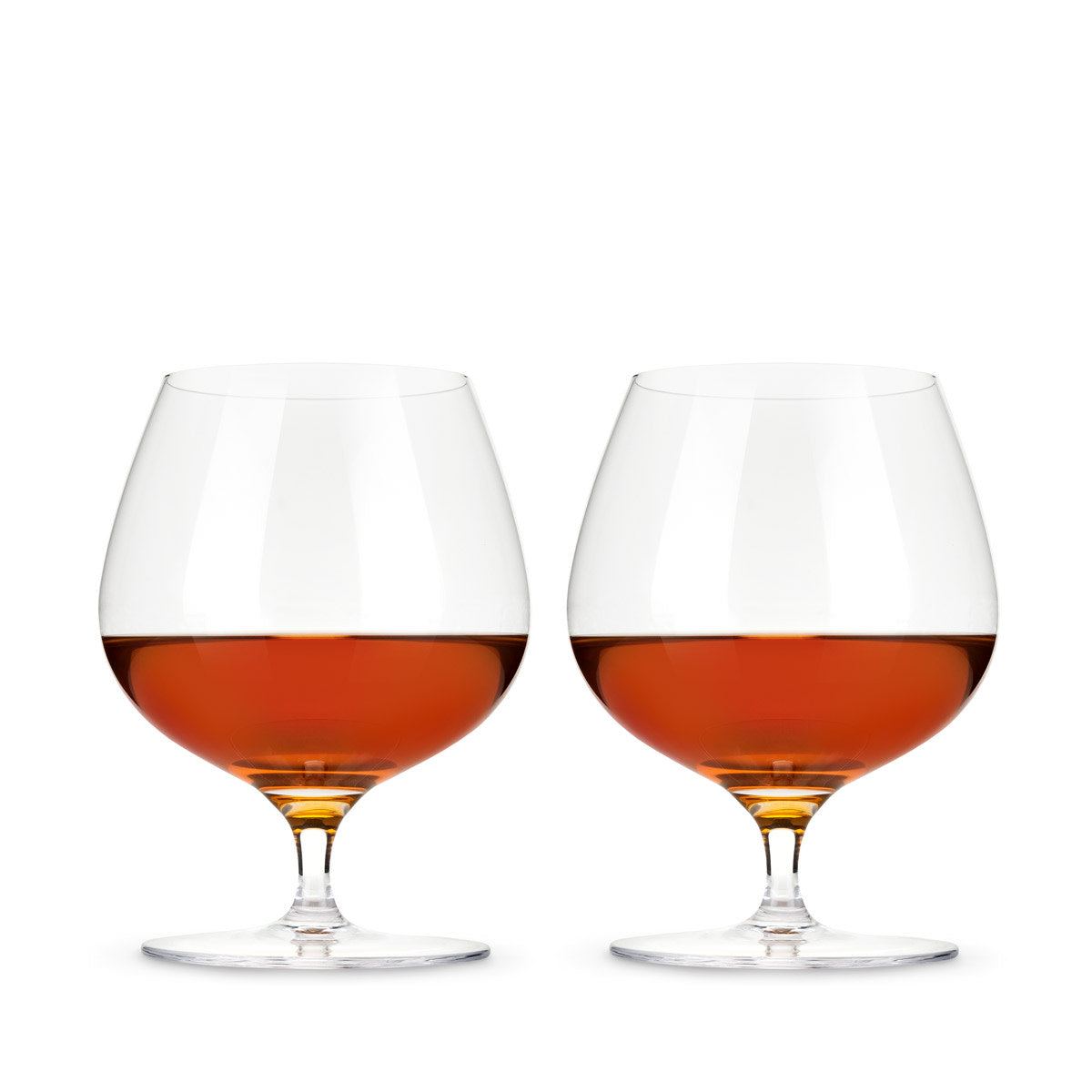 Raye Crystal Wingback Brandy Glasses Set of 2