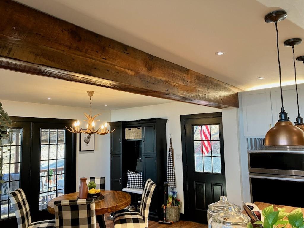 Rustic Weathered Reclaimed Wormy Chestnut Wood Planks for DIY Crafts, Projects and Decor