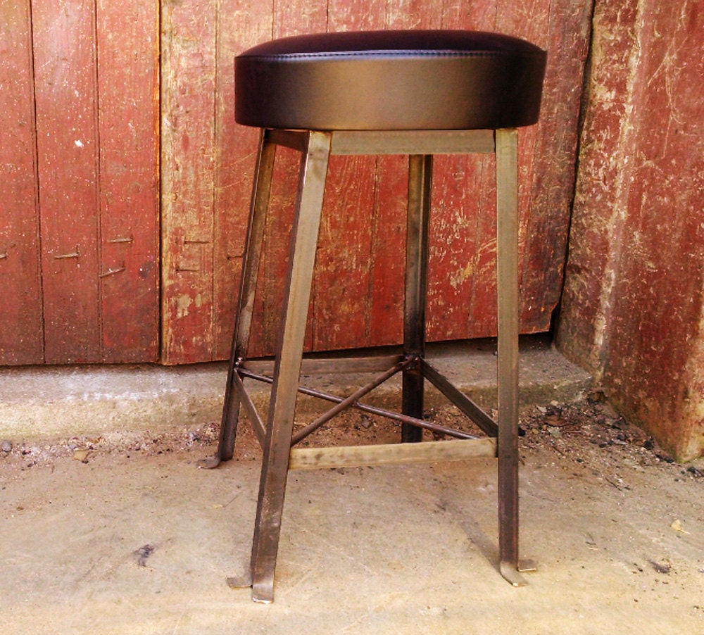 Counter Height Stool, Cushion Counter Stools , Backless Bar Stools, THE CLERK, Padded Seat Bar Stools, Counter Cafe Stools