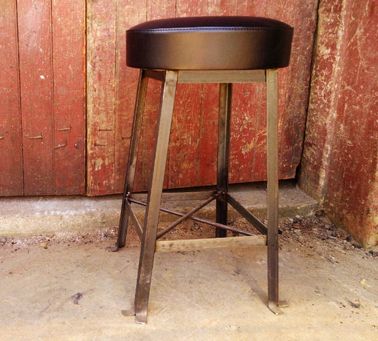 Counter Height Stool, Cushion Counter Stools , Backless Bar Stools, THE CLERK, Padded Seat Bar Stools, Counter Cafe Stools