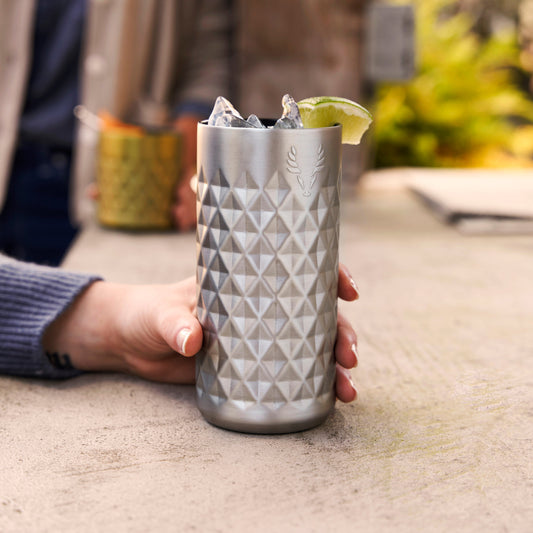 Paragon Stainless Steel Highball Tumbler in Platinum