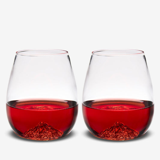 Mt. Hood Wine Glass Set of 2