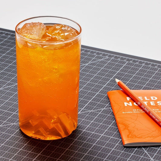 Thick Lines Handblown Pint