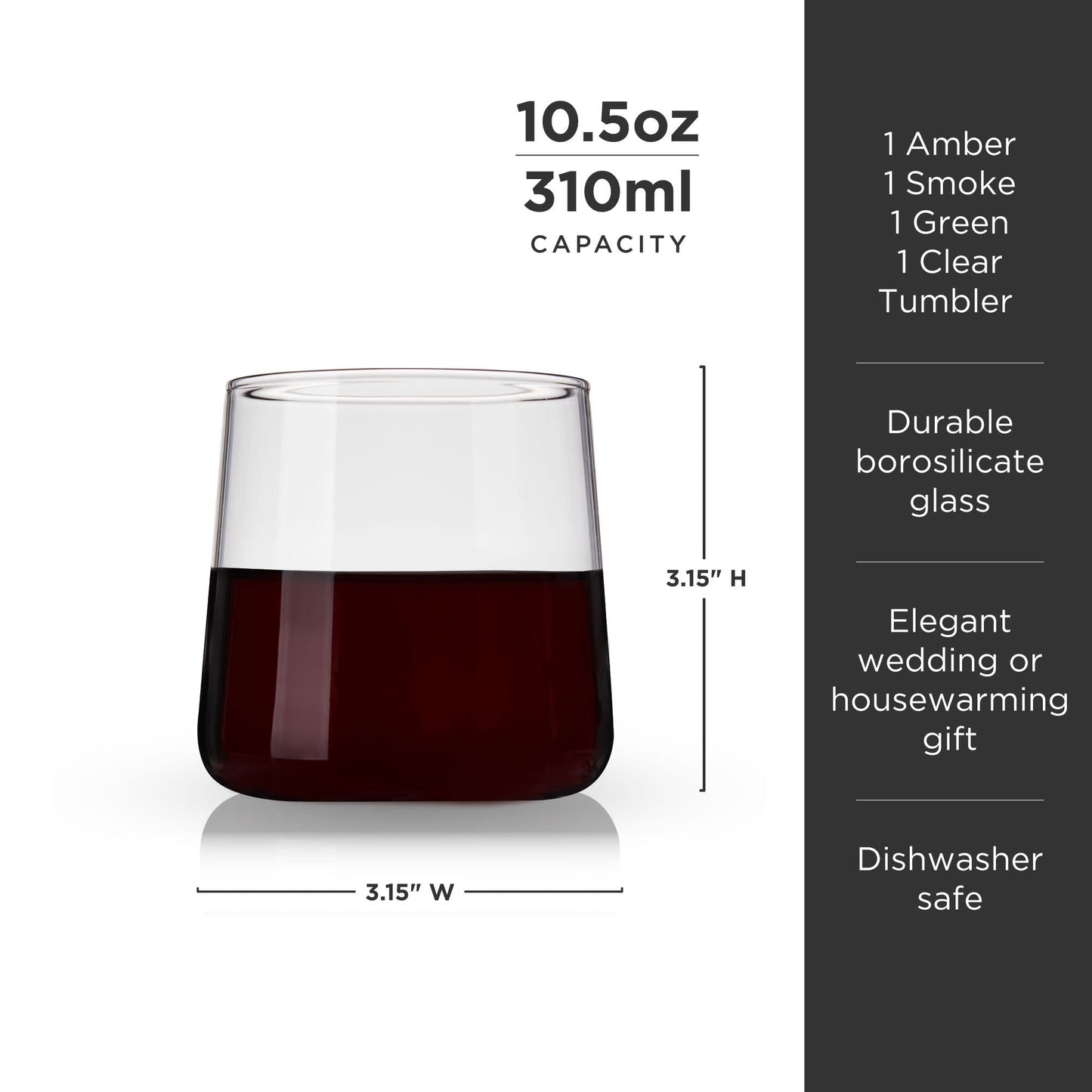 Aurora Cocktail Tumblers Set of 4