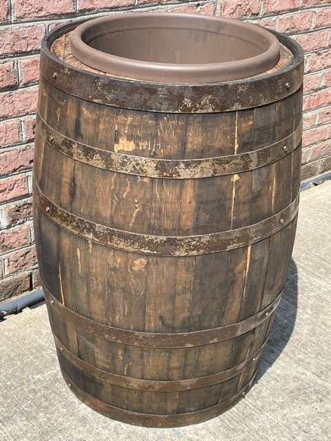Authentic Whiskey Barrel Planter