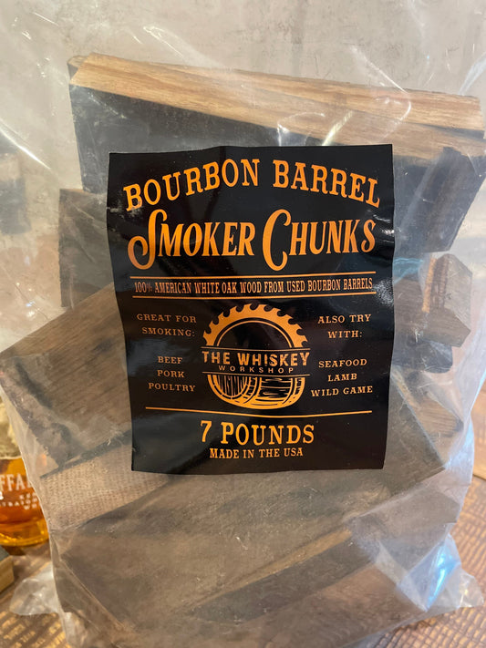 Bourbon Barrel Smoker Chunks-Best value on Etsy!