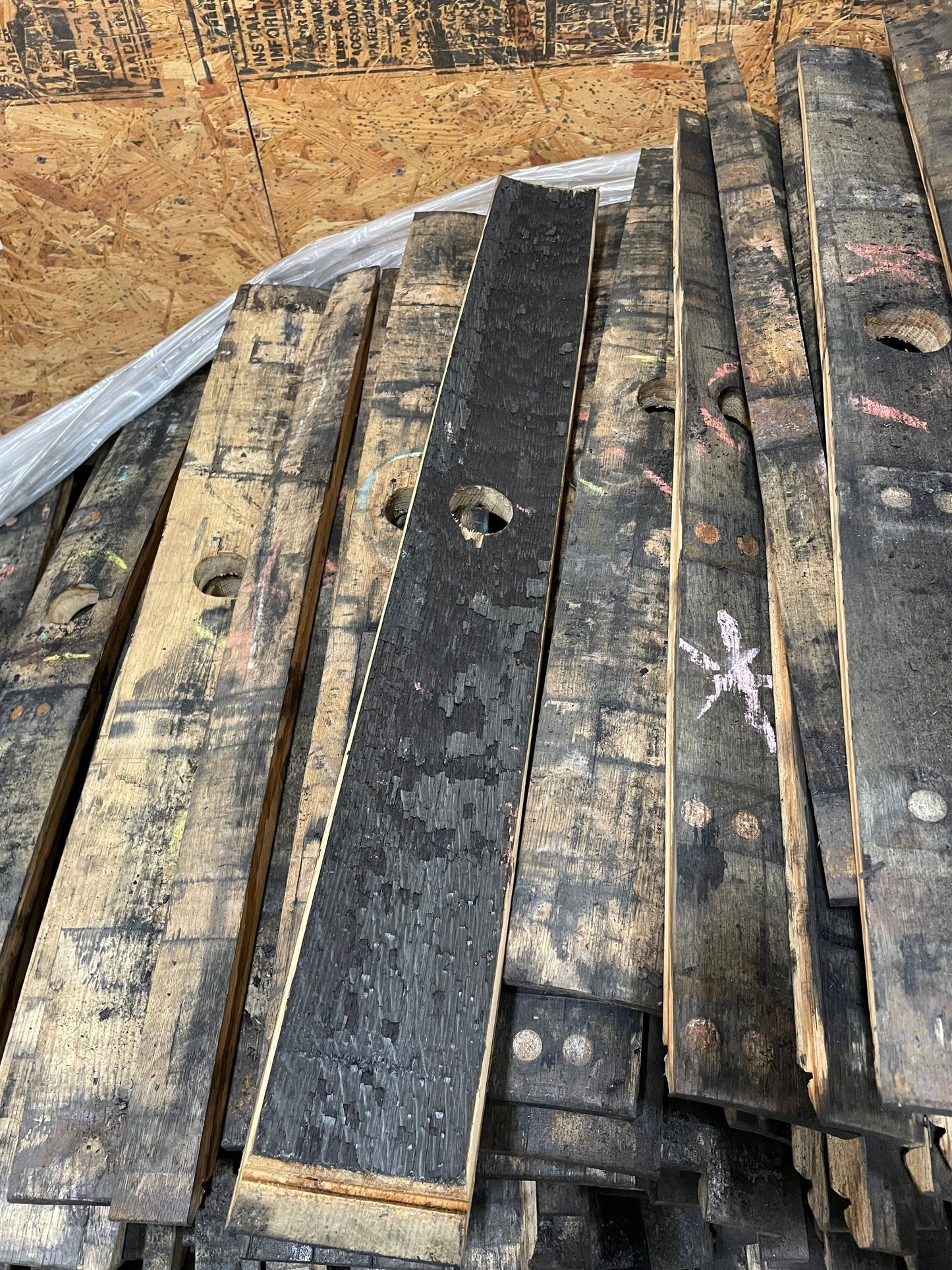 Authentic Whiskey Barrel Staves- 5 pack multiple sizes and options to choose from. FREE SHIPPING