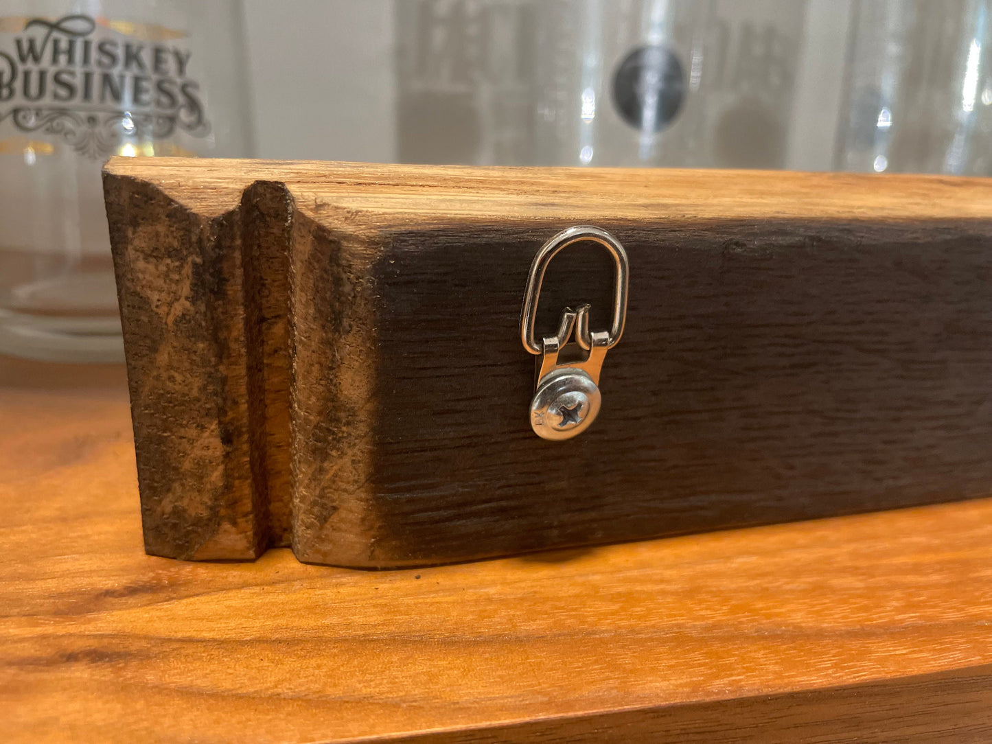 Custom Laser Engraved Beach House Bourbon Barrel Staves
