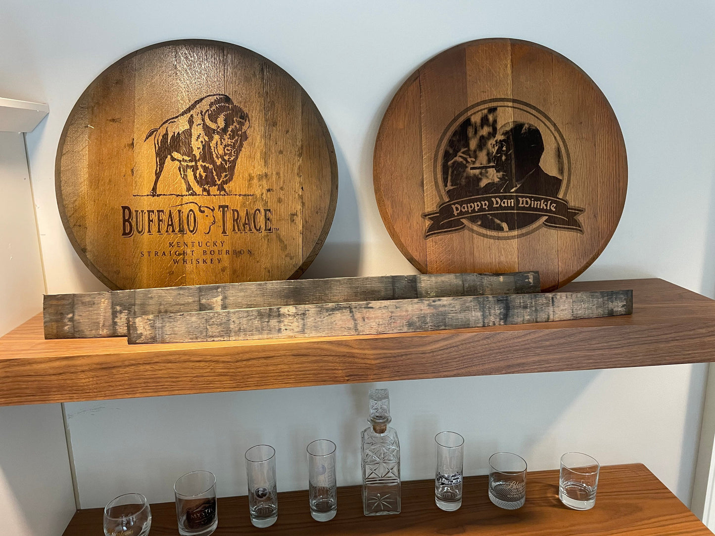Authentic Whiskey Barrel Staves- 5 pack multiple sizes and options to choose from. FREE SHIPPING
