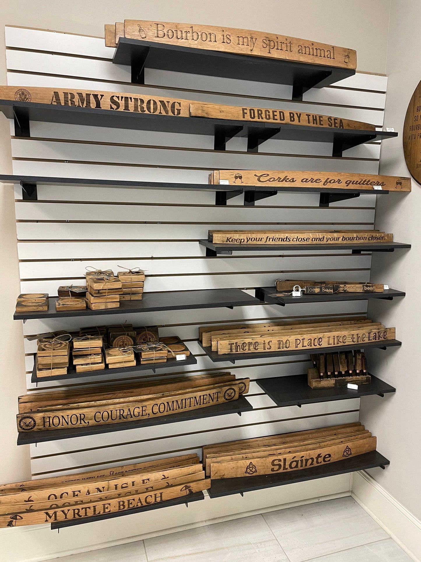 Authentic Whiskey Barrel Staves- 5 pack multiple sizes and options to choose from. FREE SHIPPING