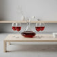 Slanted 64oz Wine Decanter - With Optional Glasses