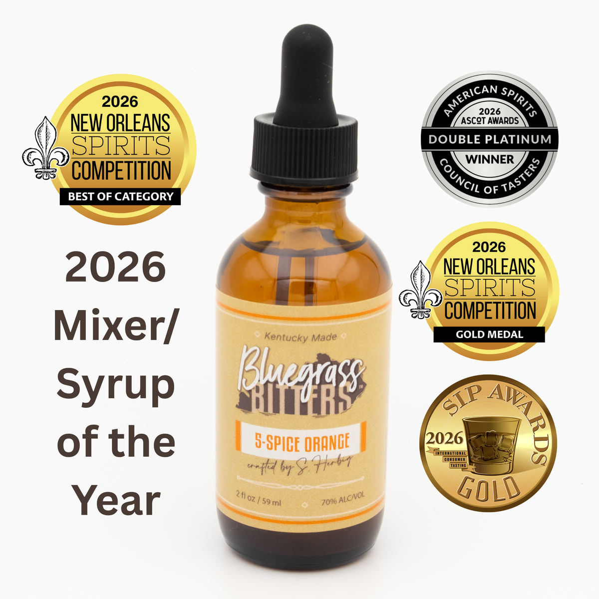 Syrup and Bitters Starter Pack - 5-Spice Orange