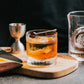 Handblown Crystal Rocks Glasses | Made in USA | Set of 2
