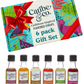 Flavored Syrup Sampler Pack Gift Set