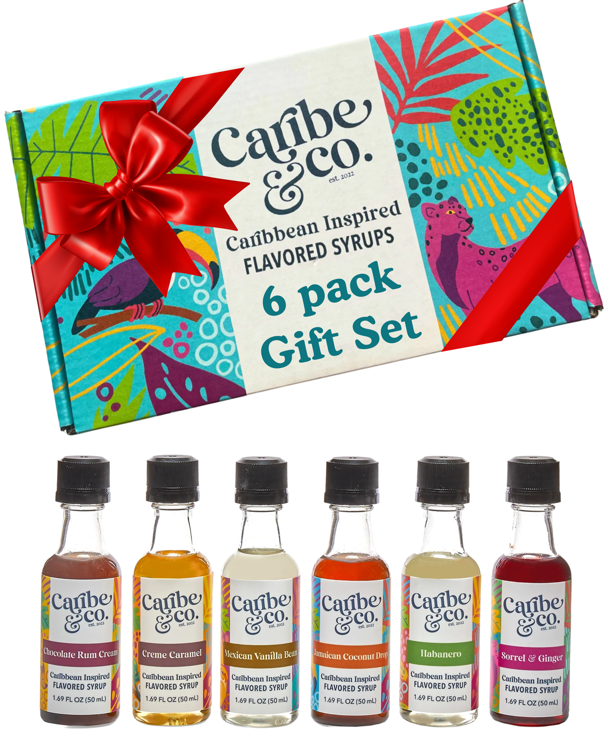 Flavored Syrup Sampler Pack Gift Set
