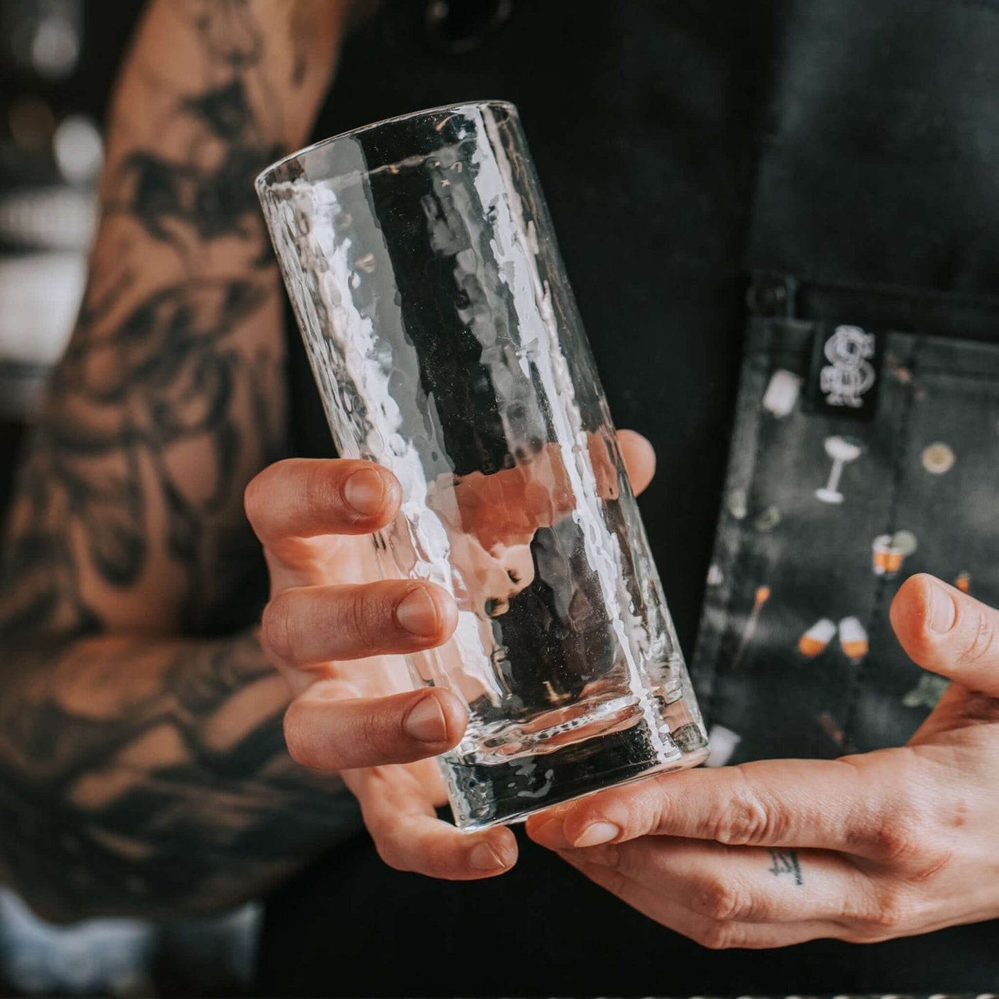 Handblown Highball Glasses | Made in USA | Crystal (Lead-free) | Set of 2