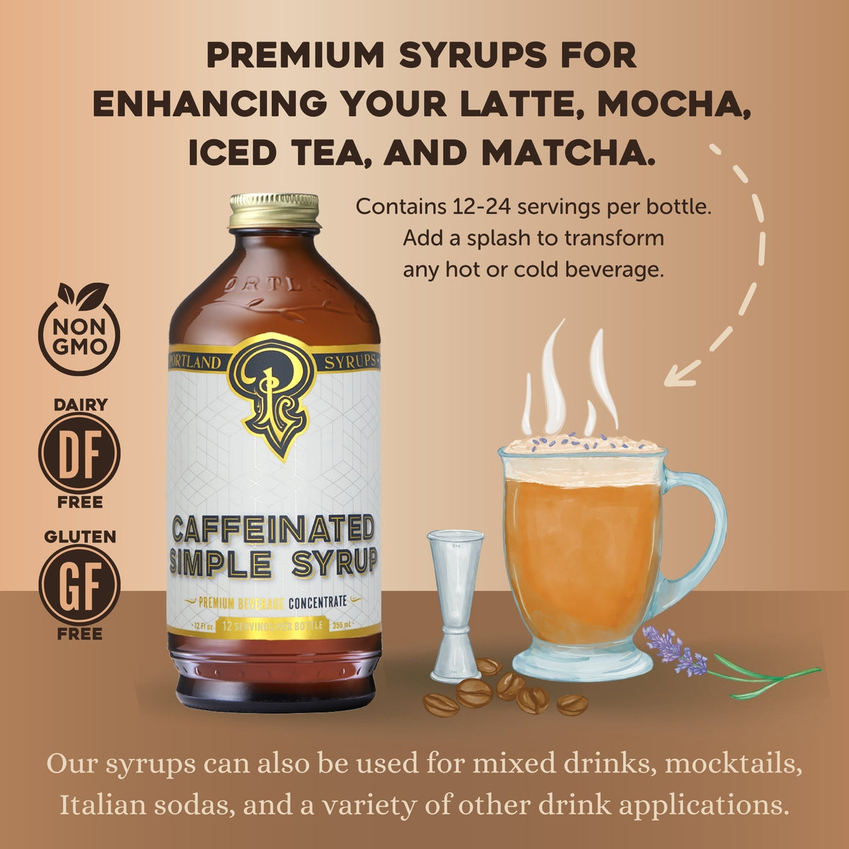 Caffeinated Simple Syrup
