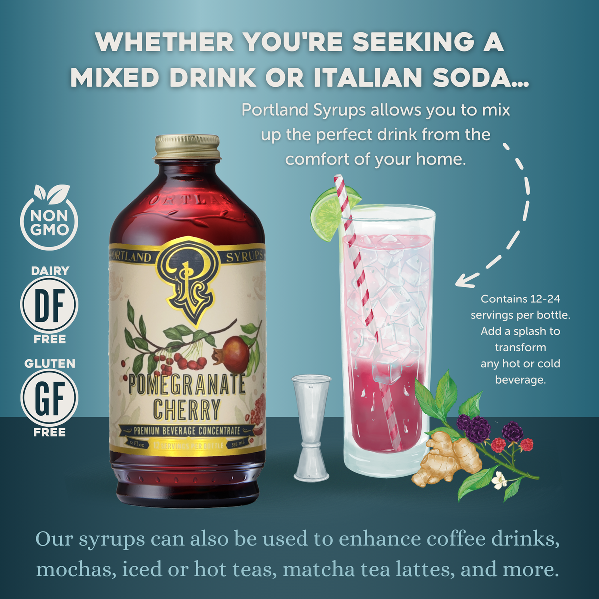 Pomegranate Cherry Syrup