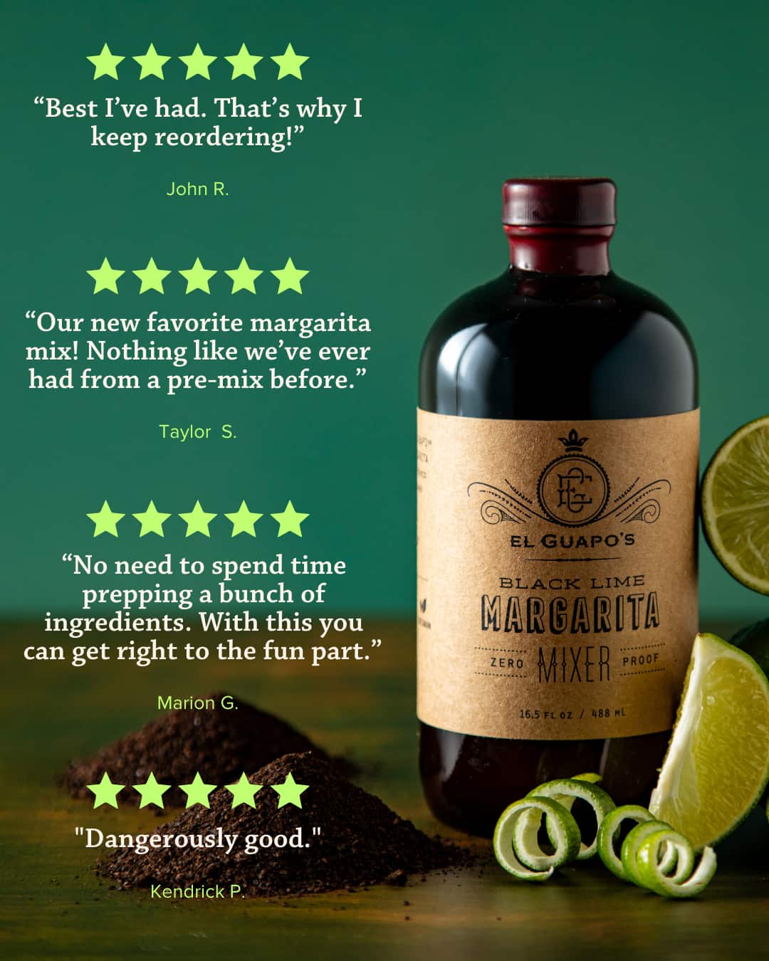 Black Lime Margarita Mixer