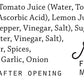 Bloody Mary Mixer