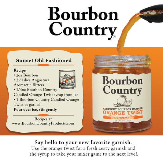 Bourbon Country Kentucky Bourbon Candied Orange Twist