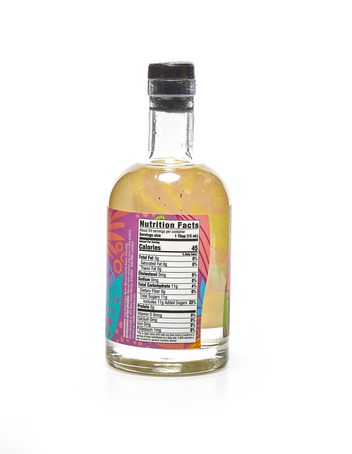 Mexican Vanilla Bean Flavored Syrup