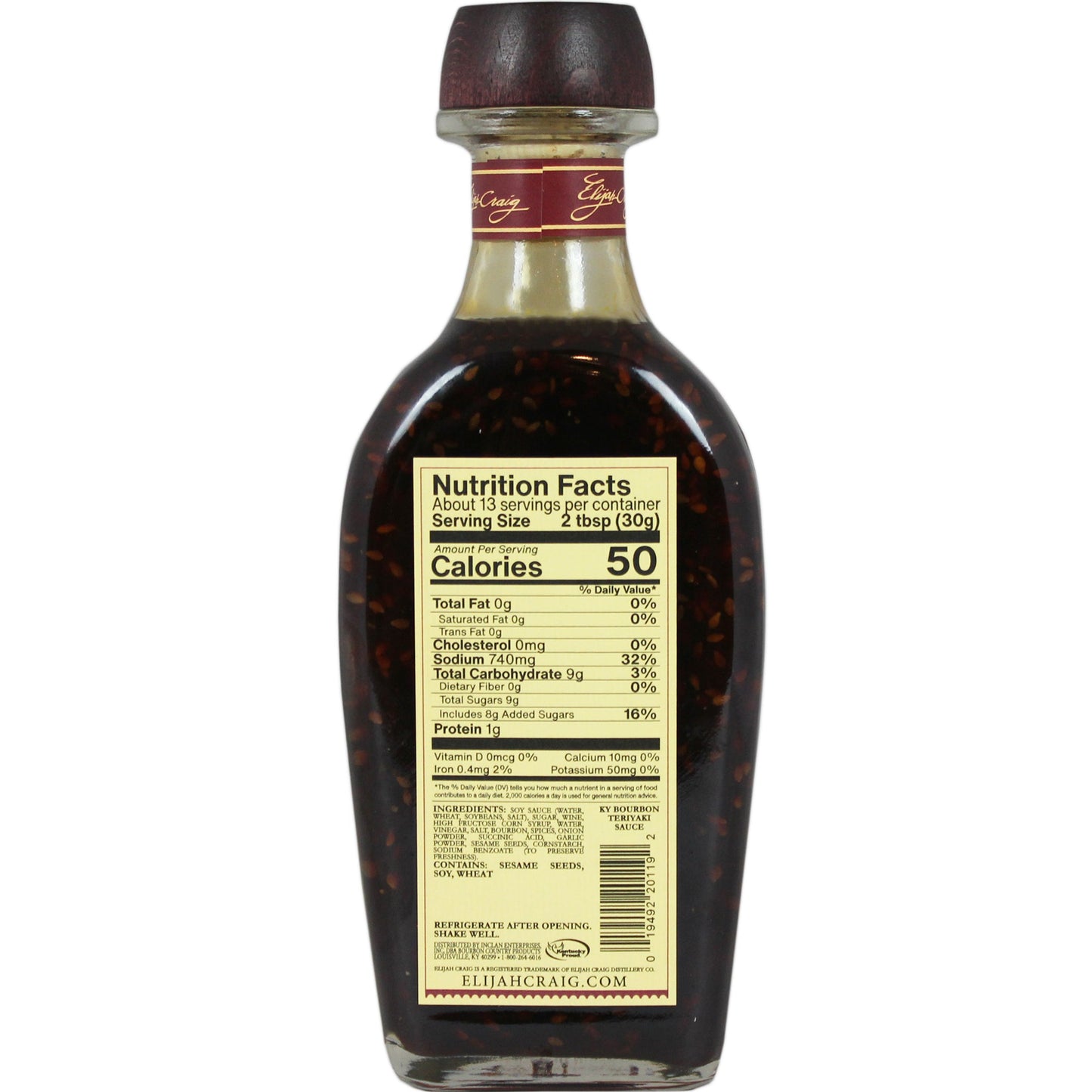 ELIJAH CRAIG® Kentucky Bourbon Teriyaki Sauce