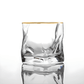 Gold Hoshi Japanese Crystal Whisky Glass