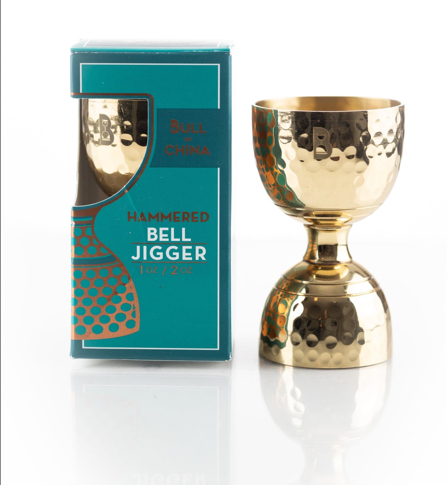 Hammered Bell Jiggers | Precision Cocktail Measuring