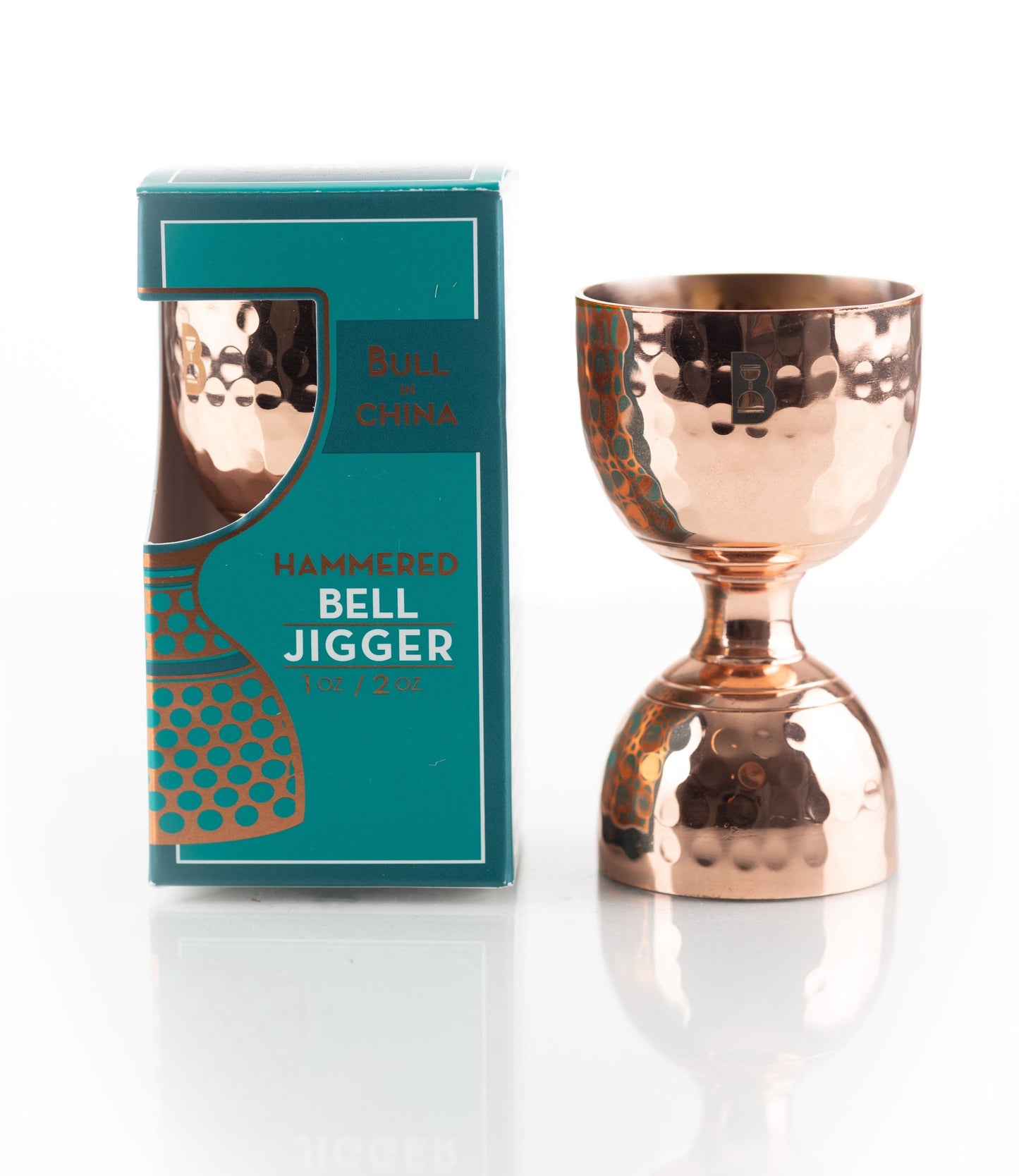 Hammered Bell Jiggers | Precision Cocktail Measuring