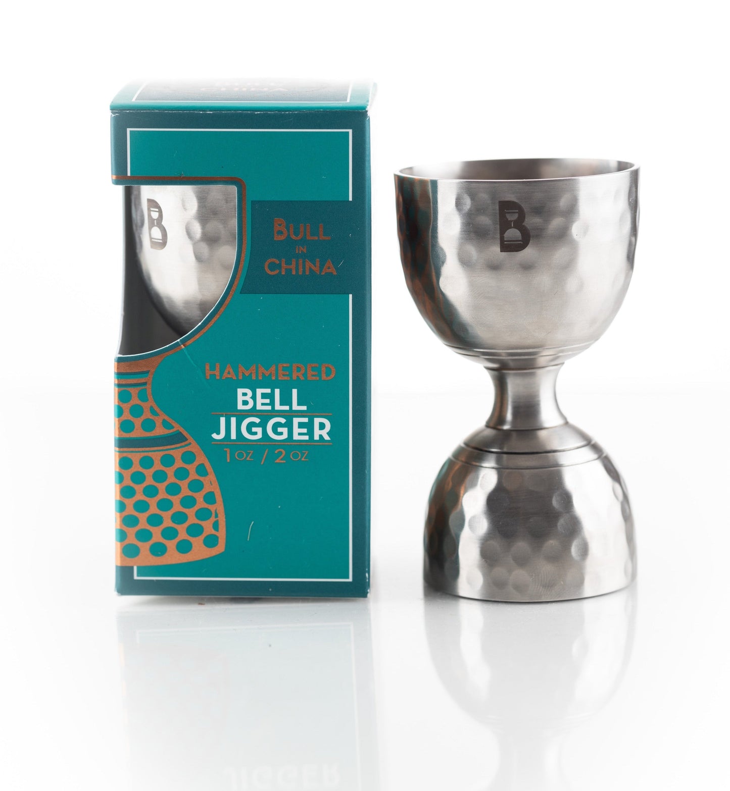 Hammered Bell Jiggers | Precision Cocktail Measuring