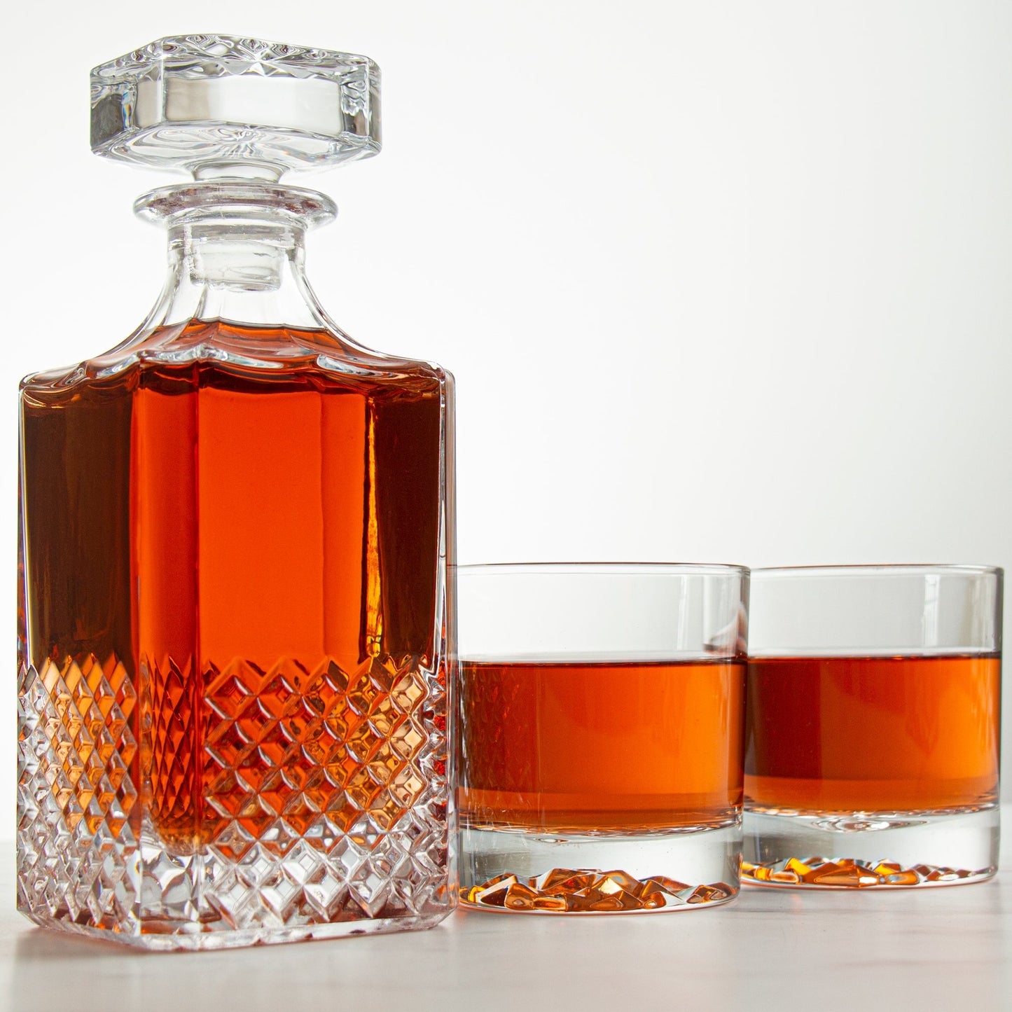Iceberg Decanter with Rocks Glasses