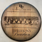 Custom Commemorative Photo Engraved Whiskey Barrel Head