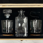 Add Your Logo - Classic Decanter Set In Wood Box