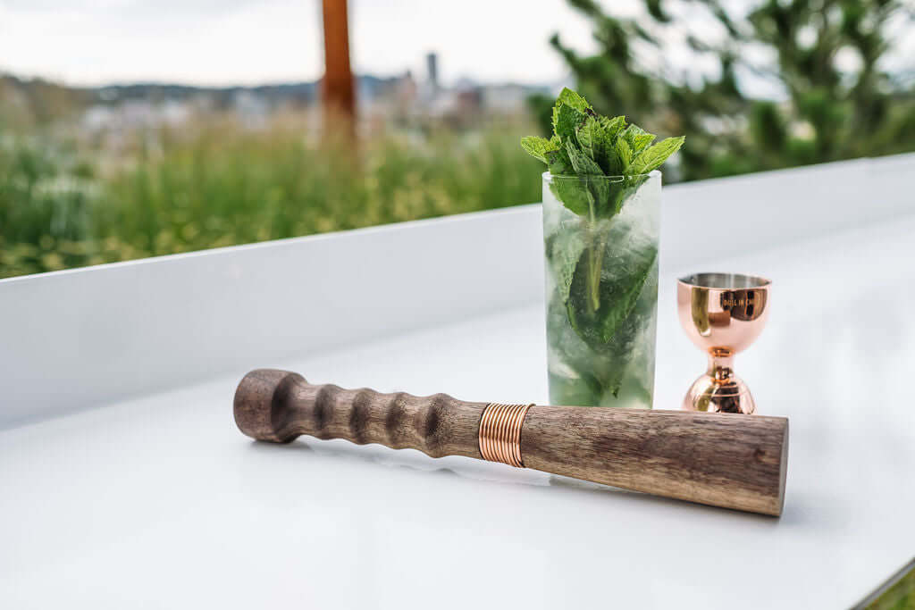 Hand Carved Muddler | Black Walnut | Made in USA