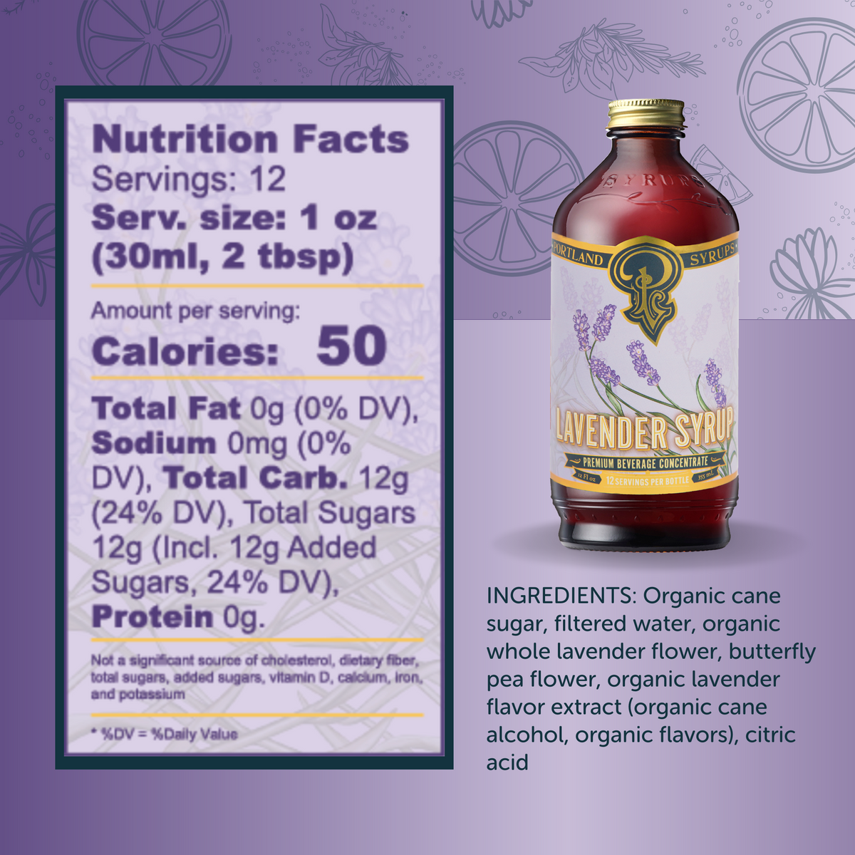Lavender Syrup two-pack