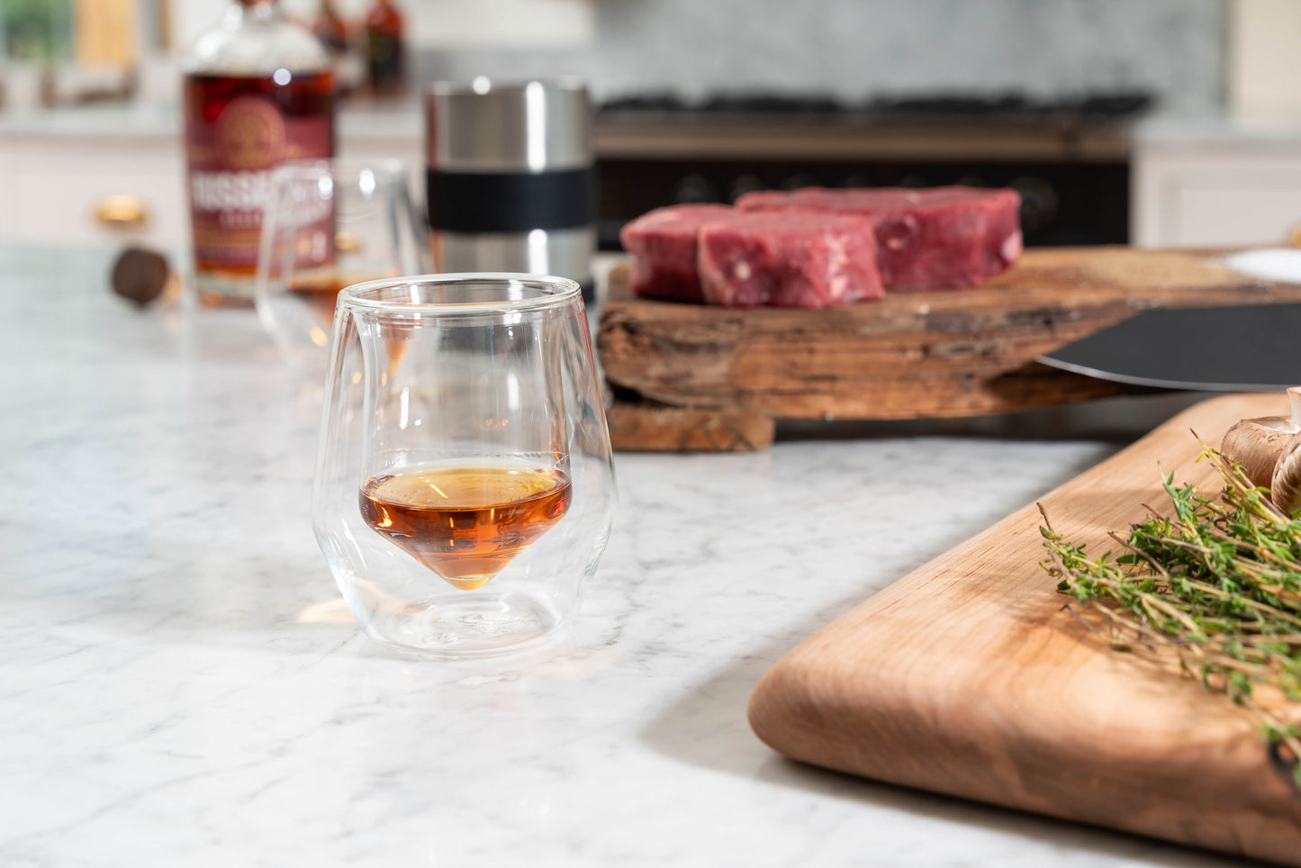 Nesh Double Walled Glass Tumbler Set