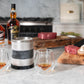 Nesh Whiskey Chiller and Double Wall Glass Tumbler Set