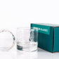 Handblown Crystal Rocks Glasses | Made in USA | Set of 2
