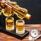 Classic Revolver Whiskey Decanter Set