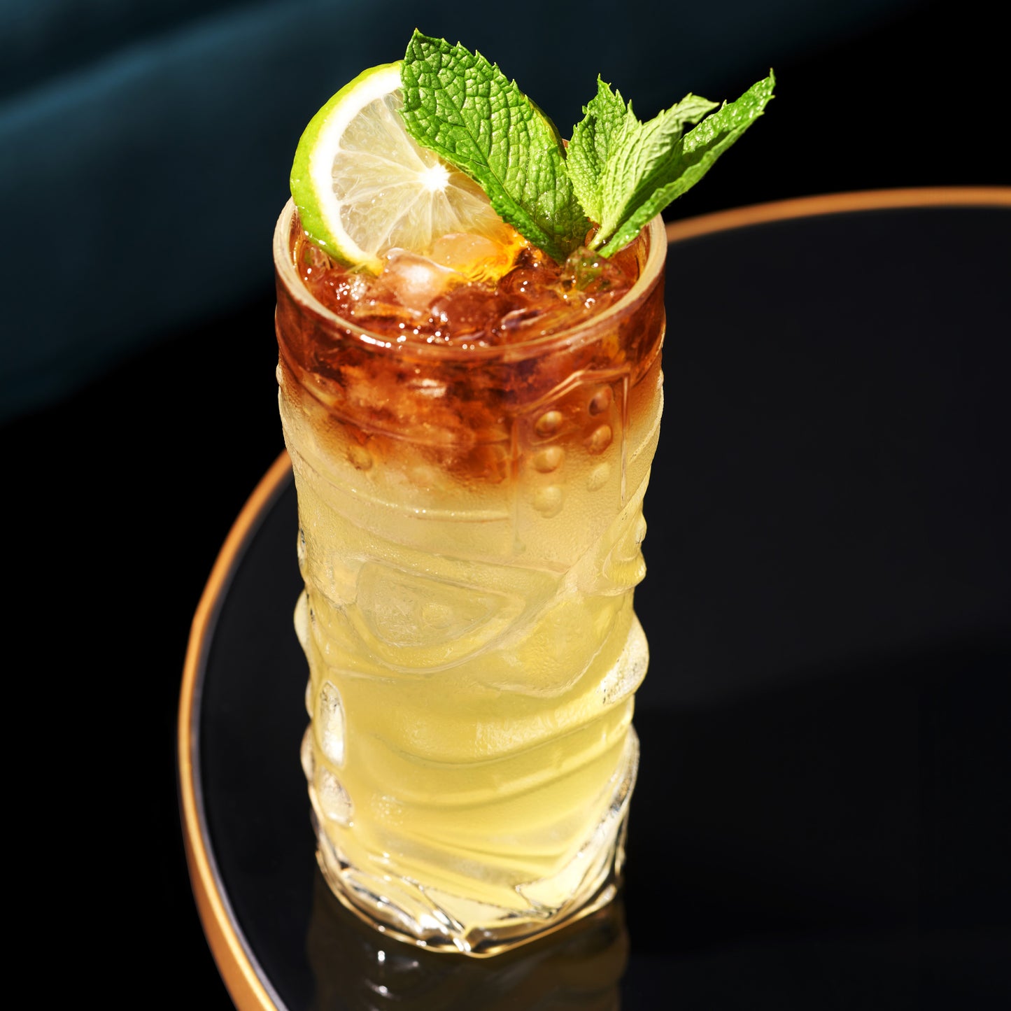 Pacific Crystal Tiki Glasses Set of 2