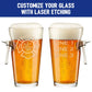 BenShot Fire Axe Glass - Maltese Cross