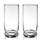 Mercury Crystal Highball Glasses, Set of 2