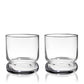 Mercury Crystal Lowball Tumblers, Set of 2